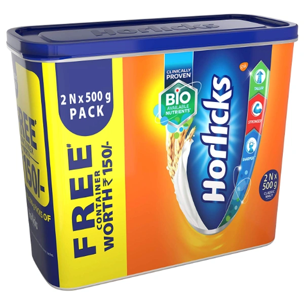 Standard Horlicks Health and Nutrition Drink - 2 x 500 g